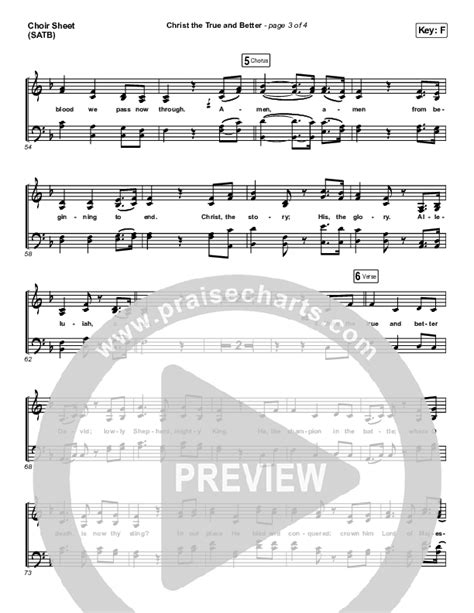 Christ The True And Better Choir Sheet Music Pdf Keith Kristyn Getty