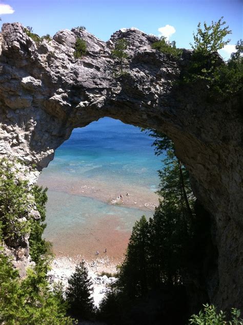 Arch Rock Mackinac Island Bucket List Mackinac Island Michigan