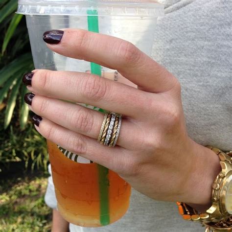 Stacked Wedding Rings Set