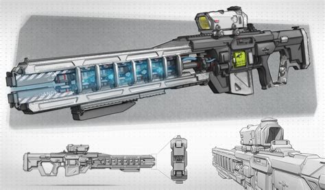 Futuristic Gun Drawings Np