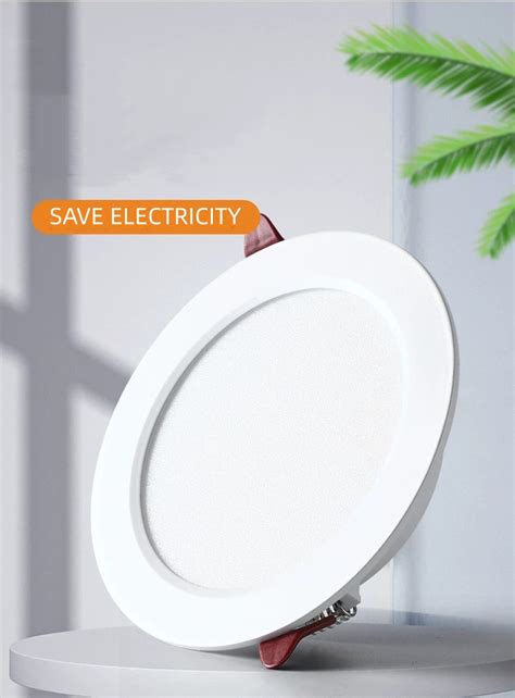 Led Panel Light Pin Light Downlight White Light Round Led Light Round