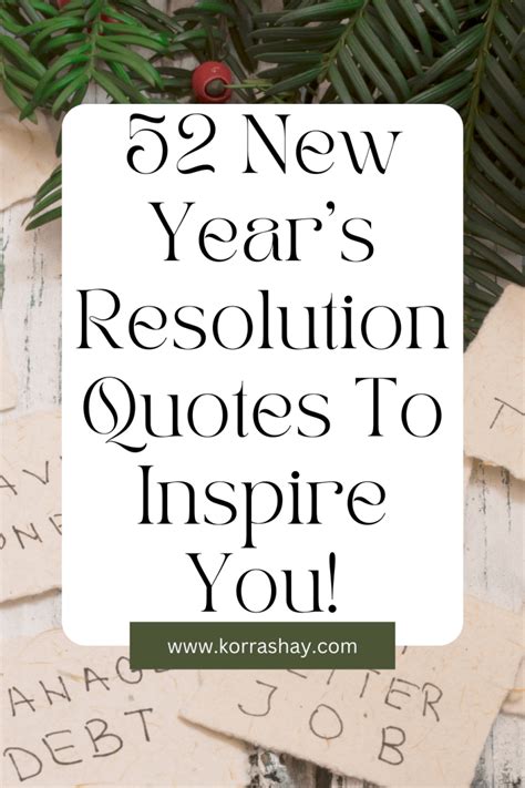 New Years Resolution Quotes To Inspire You For Korrashay