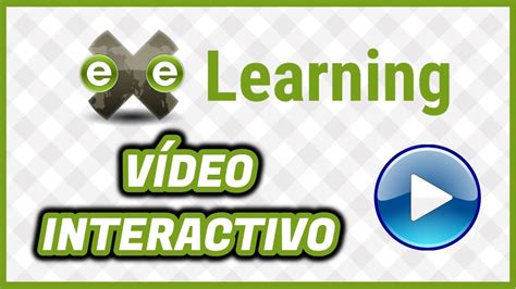 Cómo CREAR una ACTIVIDAD de VÍDEO INTERACTIVO en EXELEARNING Tutorial