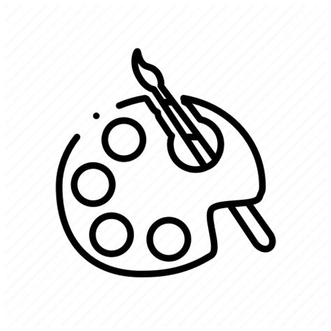 Art Palette Outline Clipart 10 Free Cliparts Download Images On