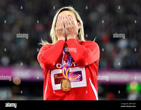 Womens Javelin Gold Medalist Czech Republics Barbora Spotakova