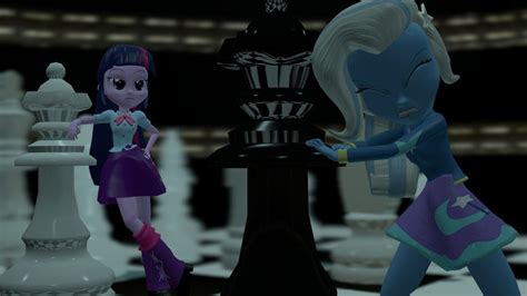 Twilights Chess Match With Trixie By Northernshield On Deviantart