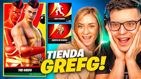 ¡tienda De La Skin De Grefg En Fortnite Creativesergi Youtube