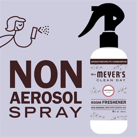 Mrs Meyers Clean Day 8 Fl Oz Lavender Air Freshener In The Air