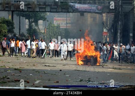 Dhaka Wari Bangladesch Oktober Aktivisten Der