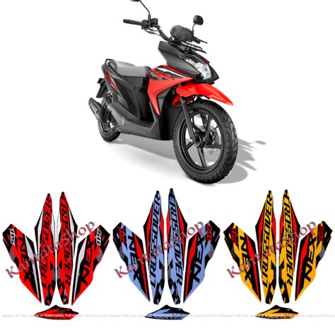 STIKER STRIPING LIS LES BODY MOTOR SUZUKI NEX CROSSOVER 2021 STRIPNG