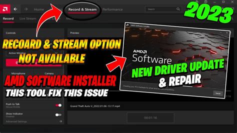 How To Fix Amd Radeon Software Record And Stream Option Is Not Showing