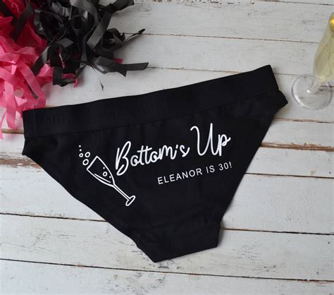 Bottoms Up Personalised Underwear By Solesmith