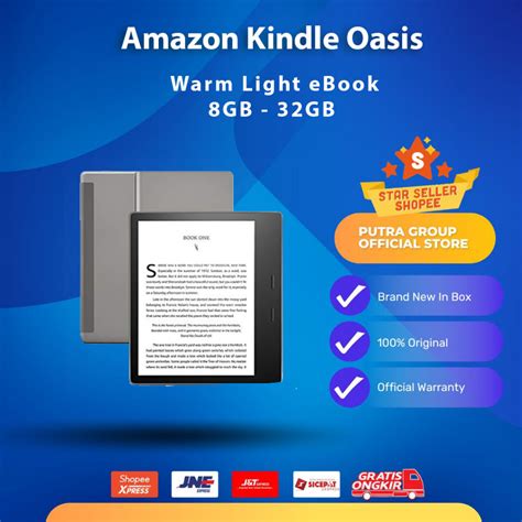 Jual Amazon Kindle Oasis Warm Light Ebook 8gb 32gb Wifi Ori Bnib