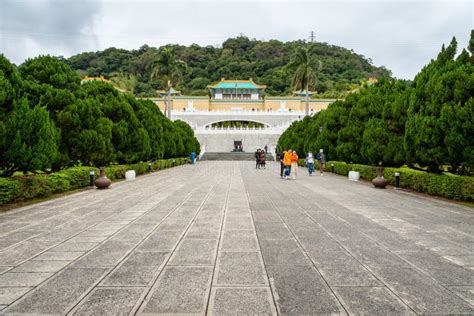 Museo De Palacio Nacional En Taipei Taiwán Fotografía editorial