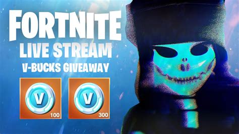 Fortnite Battle Royale Playing With Subs Live V Bucks Giveaway Youtube