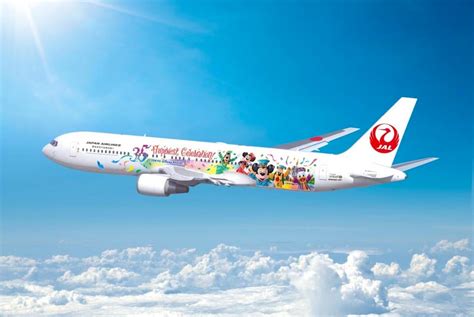 JAL Celebration Jet: Special Livery for Tokyo Disney Resort's 35th ...