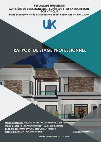 Rédiger Un Rapport De Stage De Bac Pro Avec Un Exemple Divers Exemples