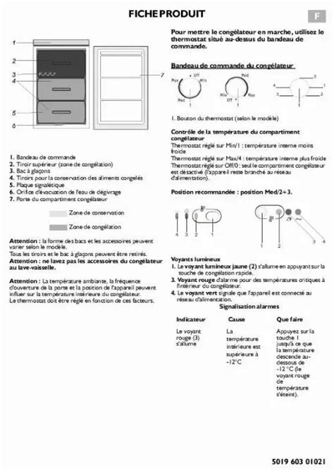 Notice Cong Lateur Whirlpool Afb Trouver Une Solution Un Probl Me