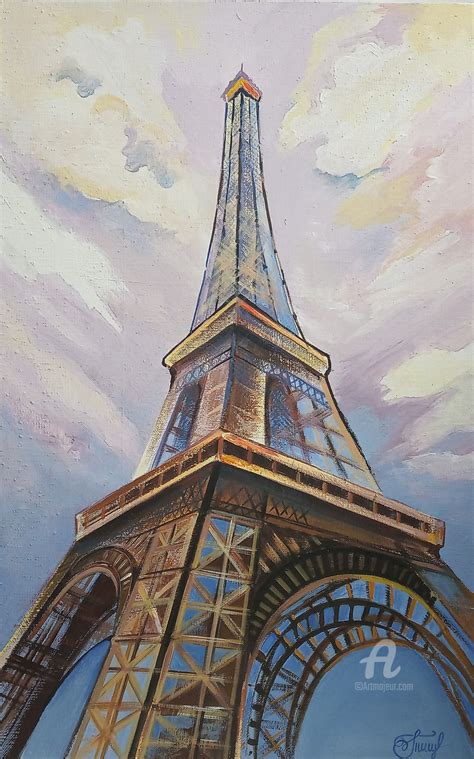 Eiffel Tower Painting By Irina Tischenko Artmajeur