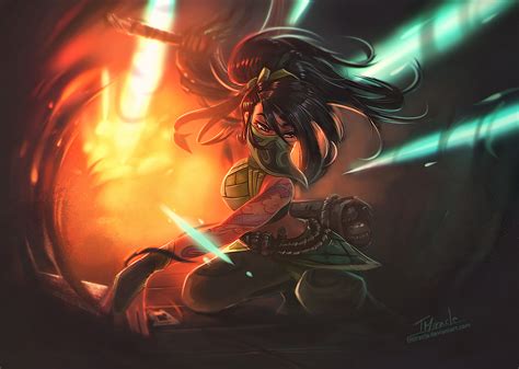 X Akali League Of Legends Art Ultrawide Quad Hd P Hd K