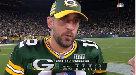 Aaron Rodgers Developed A Strange Southern Accent During His Postgame