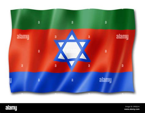 Bnei Menashe Ethnic Flag Asia 3d Illustration Stock Photo Alamy