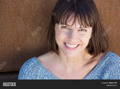 Smiling Middle Aged Image And Photo Free Trial Bigstock