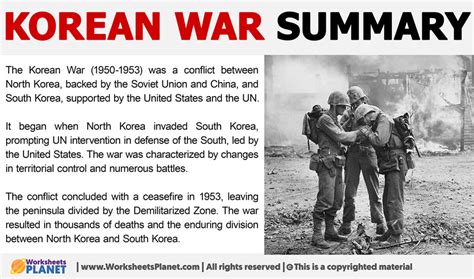 The Korean War Summary