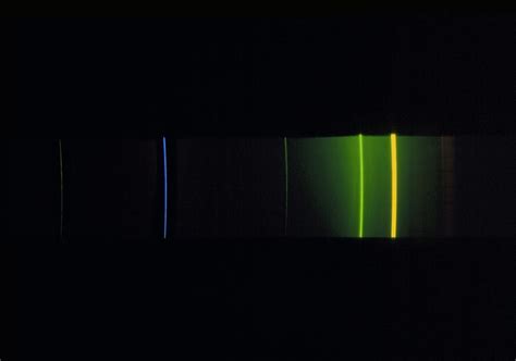 Emission Spectrum Of Mercury By Dept Of Physics Imperial College