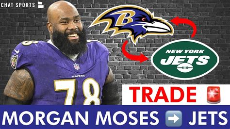 Trade Alert Morgan Moses To New York Jets For 2024 Nfl Draft Picks