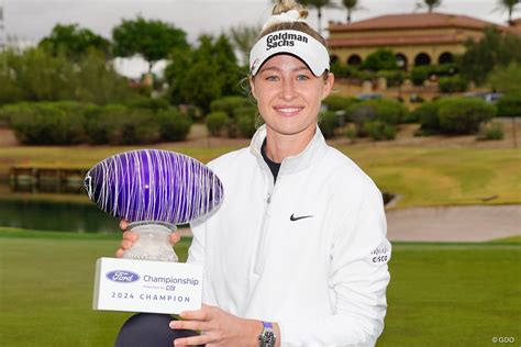 ネリー・コルダが出場3試合連続v 笹生優花と古江彩佳13位【lpgaツアー 米国女子】｜gdo ゴルフダイジェスト・オンライン