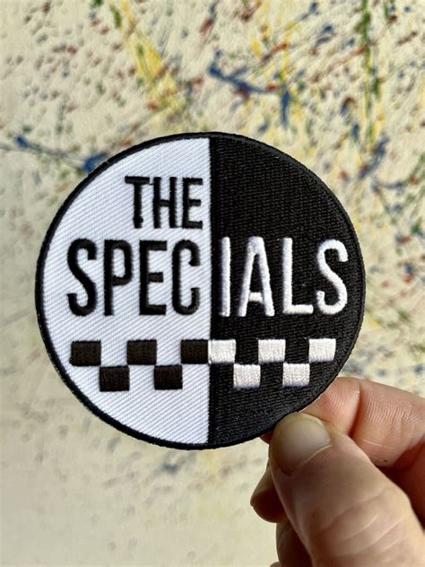 The Specials Iron On Patch White Black Embroidered Ska Punk Ebay