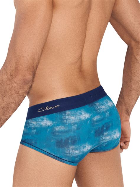 Clever Risk Piping Brief Blau Erotikshop Sineros Dessous Sextoys