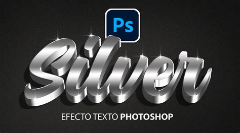 Efecto De Texto Plata 3d En Photoshop Aprende Facil