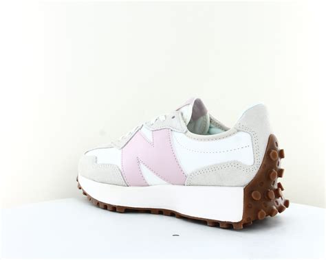 New Balance 327 Blanc Rose Gomme Ws327al