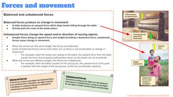 Forces And Movement Pushes Pulls Balanced Unbalanced Tpt