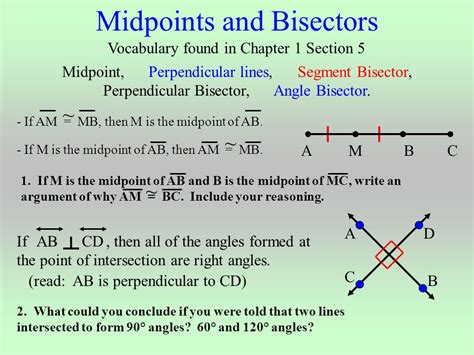 Segment Bisector Geometry