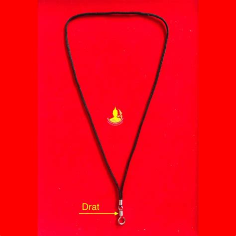 Jual Tali Kalung Amulet Bahan Nylon Hitam Kota Tangerang Namakkaro