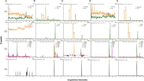 Representative Multiple Reaction Monitoring Chromatograms Of