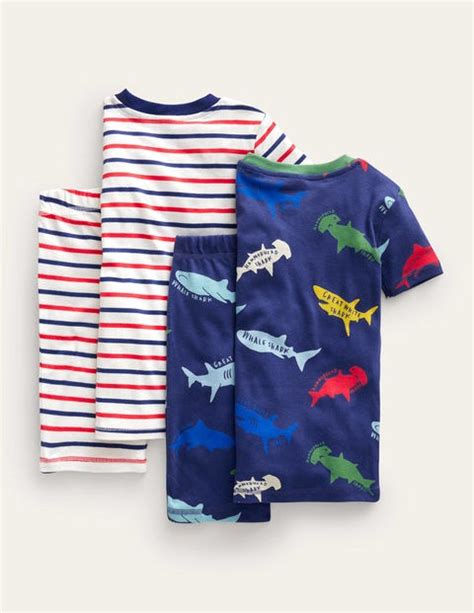 Pyjamas Courts Douillets Requins Multi Tribord Boden Fr