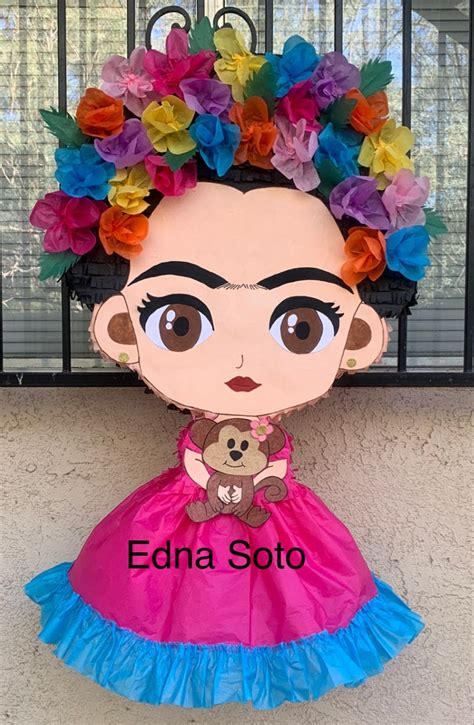 Pi Ata Frida Kahlo Manualidades Mexicanas Pi Atas Tradicionales