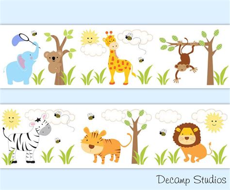 Baby Animals Clip Art Border