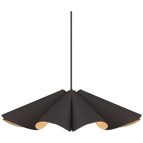 Delfina Pendant Wep Light Collection Black Finish Ebony Shade 469f3 Lamps Plus