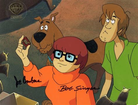 Scooby Doo And The Witchs Ghost Original Production Cel On Original Production Background