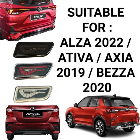 Perodua Alza Axia Ativa Bezza Albino Smoke Dynamic Rear