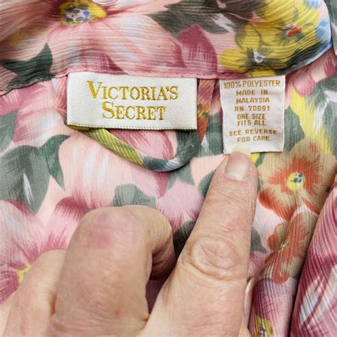 Vintage Victorias Secret Lingerie Set Womens M L Pink Floral Nightgown Robe Pc Etsy