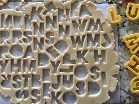 Bake homemade Alphabet Letter Cookies!