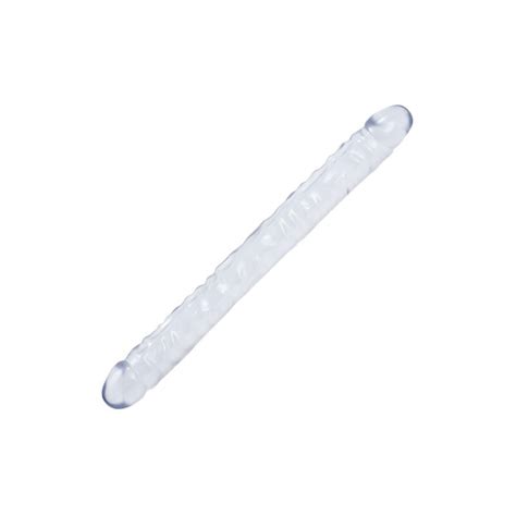 Crystal Jellies dvojité ohybné dildo 45cm