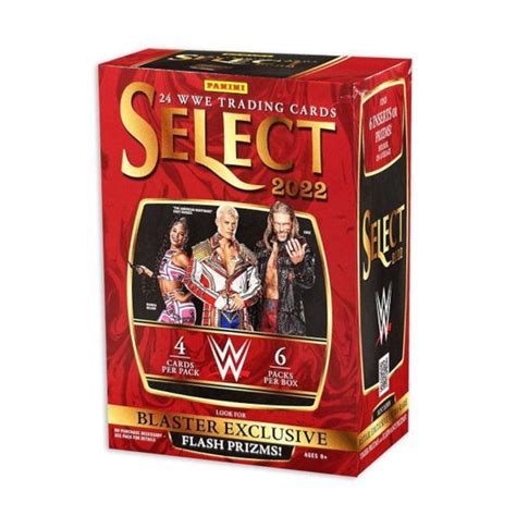 2022 Panini Select WWE Blaster Box Wrestling Trading Cards Walmart