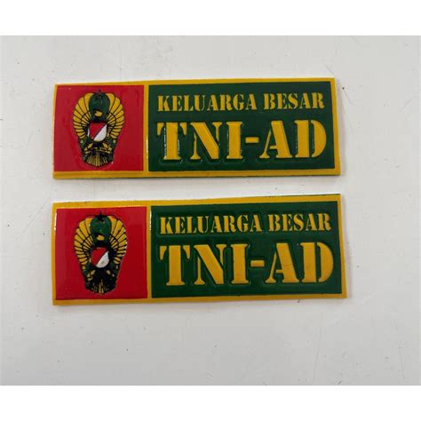 Jual Emblem Tni Ad Emblem Kostrad Sticker Tni Ad Sticker Kostrad Plat